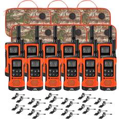 Motorola Talkabout T265 Two-Way Radio, 25 Mile, 12 Pack Bundle, Orange