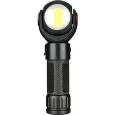 Genopladelig T6 COB LED 360° Roterende Lommelygte