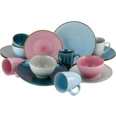 Creatable Cosy Day Servisset Porslin Flerfärgad Paket 16 Servis 16st