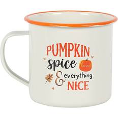 Enamel Cups & Mugs Horror-Shop Pumpkin Spice Emaille Becher Halloween Cup