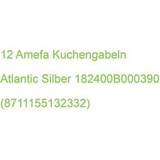Metal Gafler Amefa Sæt med Gafler Atlantic Metal Stål 12 Enheder Kagegaffel 12stk