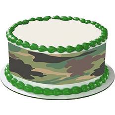 Green Baking Decorations Whimsical Practicality CAMOUFLAGE ARMY GREEN Cake Decoration