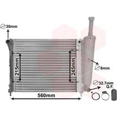 Intercoolers Van Wezel Motorkühler Fiat 500 Ford Ka