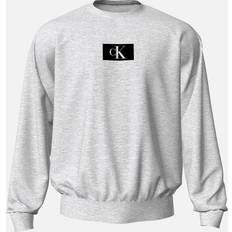 Calvin Klein XXL Jumpers Calvin Klein Lounge Logo Sweatshirt Grey