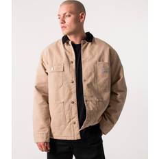 Carhartt WIP Men's Relaxed Fit OG Chore Overshirt 0Ia3k Dusty Brown/Black