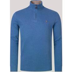 Polo Ralph Lauren Mjuk Estate-Rib Kort Dragkedja Tröja blue, Herr