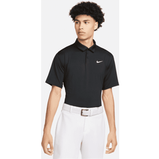 Bianco - Golf Polos Nike Dri-FIT Tour Mens Solid Golf Black/White