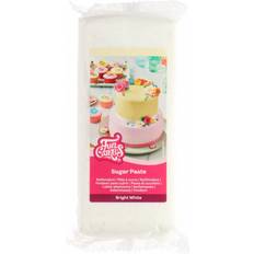Yellow Sugar Pastes Funcakes Bright White Sugarpaste 1 kg Sugar Paste