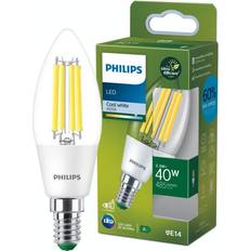 Kronlampa Philips Kallvit LED-kronlampa E14 B35 2,3 W, Ultra Efficient