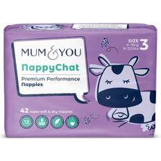 Mum & You Nappychat Premium Performance Eco Nappies Size 3 42s