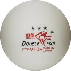 Balles de Tennis de Table Double Fish 40+ 3-Star 10-pack