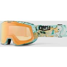 100% Goggles 100% 100percent Snowcraft Hiper Ski Goggles Green Mirror Copper Lens/CAT4