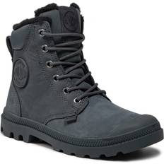 44 Botas de Encaje Palladium Pampa Sport Cuff Waterproof - Dark Shadow, Unisex