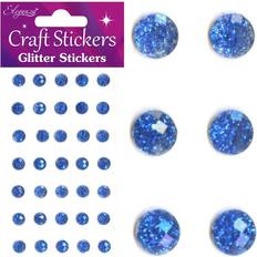 Oaktree UK Ltd Glitter Gems 8mm Royal Blue