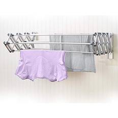 Woolite Collapsible Wall Mounted Clothes Drying Rack - Aluminum
