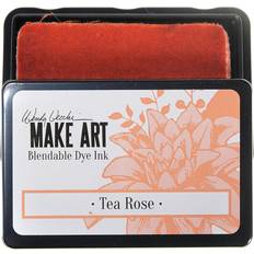 Pink Textile Paint Ranger Make Art Dye Ink Pad Tea Rose