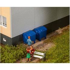 Faller Blue Dumpsters 2 Model Kit HO Gauge 180914