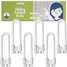 Child Safety Wittle sliding cupboard locks for children 6 pack. great for baby proofing