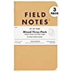 Field notes Field Notes Field Notes Notizbuch, sortiert, 3er-Pack