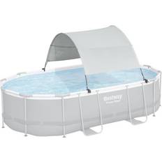 Bestway Ground Pool Canopy White Sunshade Swimming Pool