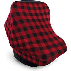 Hudson Baby Unisex Baby Multi-use Car Seat Canopy, Buffalo Plaid, One Size