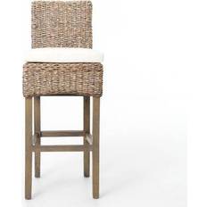 Beige Bar Stools Grass Roots Banana Bar Stool 43"