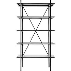 Pelle Scaffali Muubs Austin Black Scaffale per libri 166cm