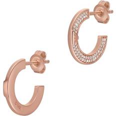 Emporio Armani Örhängen Emporio Armani Essential hoops roseguld EG3590221