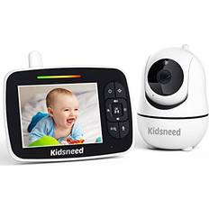 Child Safety Kidsneed baby monitor 3.5" screen video baby monitor with camera and audio