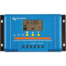 Victron Energy Solpaneler Victron Energy BlueSolar PWM DOU-LCD&USB 20A 12/24V