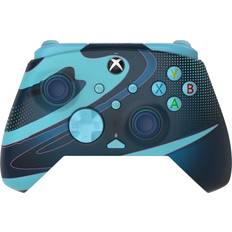 Xbox One Gamepad PDP Rematch Glow Advanced Wired Gaming Controller Blue Tide Per Xbox Series X s, Xbox One E Windows 10/11