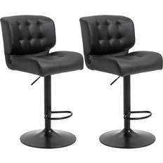 Furniture Homcom Set of 2 Bar Stool 2