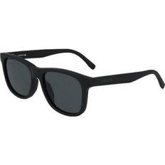 Lacoste Børn Solbriller Lacoste L3638SE 001 Plast Solbriller - Sort Grøn Firkantet