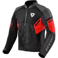 Équipement Moto Rev'it! Jacket GT-R Air Black/Neon Red Blouson textile