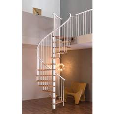 Minka Spiral staircase Effect white