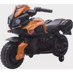 Aosom Children's Electric Motorcycle Plastic in Orange, Size 19.25 H x 34.75 W in Wayfair Orange