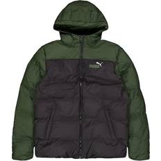 Garn & Håndarbeidsutstyr Puma Colourblock Polyball Hooded Ja, Black-Myrtle, 164, Vinterjakker