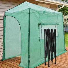 Greenhouses Eagle Peak EAGLE PEAK 5 W D Portable Lean to Walk-In Greenhouse