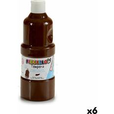 Braun Aquarellfarben Pincello Tempera Braun 400 Ml 6 Stück