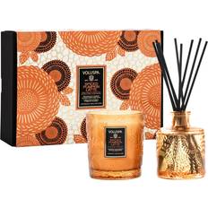 Coconut Wax Scented Candles Voluspa Spiced Pumpkin Latte & Reed Diffuser Duo Scented Candle