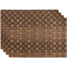 DII Basketweave Place Mat Brown (45.1x29.8cm)