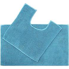 Turquoise Bathroom Accessories Allure Bath Supersoft Chenille