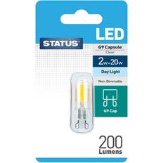 Status 2W = 20W LED G9 Capsule Clear