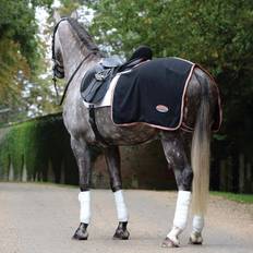 Equestrian Weatherbeeta Therapy-Tec Fleece Ausreitdecke black/silver/red schwarz