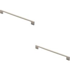 Loops Slim D Shape Pull Handle 9mm 256mm Centres Satin