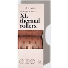 Ceramica Arricciacapelli Kitsch Recycled Plastic XL Thermal Rollers 4 Piece Set - Terracotta