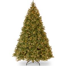 Interior Details National Tree Company Pre-Lit Feel Real Downswept Douglas Full Artificial Green Christmas Tree 120"