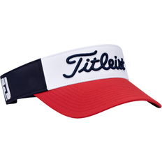 Multicoloured - Sportswear Garment Accessories Titleist Tour Performance Visor - Dark Blue/Red