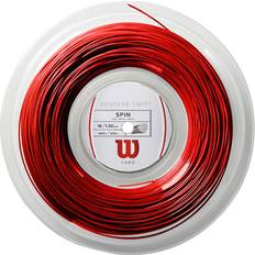 Cuerdas de bádminton Wilson Revolve Twist Tennis String 200m Rojo