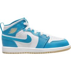 Nike Air Jordan 1 Mid PS - Aquatone/White/Celestial Gold